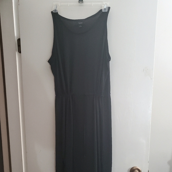 Lulus Black Midi Dress - Picture 1 of 3